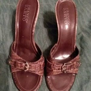 Franco Sarto low heel ladies shoes size 8
